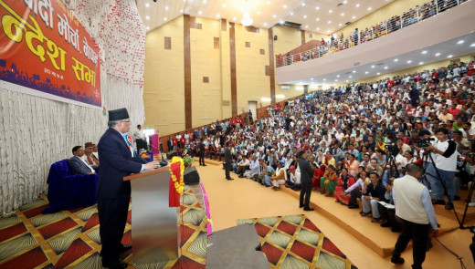 समाजवादी मोर्चा एकढिक्का भएर भ्रष्टाचारविरुद्धमा केन्द्रित छ : प्रधानमन्त्री दाहाल